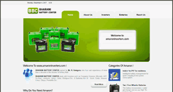 Desktop Screenshot of amaroninverters.com